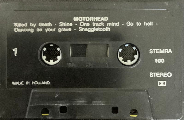 Motörhead – The Collection - Mint- Cassette 1987 Castle Communications Netherlands Black Tape - Rock / Heavy Metal - Shuga Records
