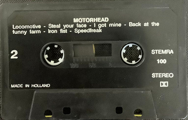 Motörhead – The Collection - Mint- Cassette 1987 Castle Communications Netherlands Black Tape - Rock / Heavy Metal - Shuga Records