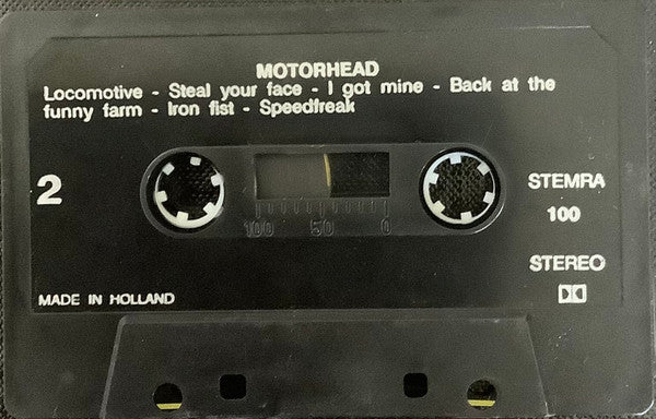 Motörhead – The Collection - Mint- Cassette 1987 Castle Communications Netherlands Black Tape - Rock / Heavy Metal