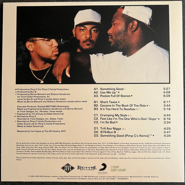 UGK - Too Hard to Swallow (1992) - New 2 LP Record 2022 Jive Vinyl Me Please Club Yellow Neon Vinyl - Hip Hop - Shuga Records