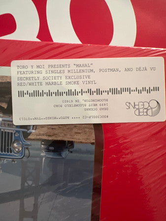 Toro Y Moi - Mahal - New LP Record 2022 Dead Oceans Secretly Society Club Edition Red & White Marble Smoke Vinyl, Bumper Sticker, Hotel Keychain & Download - Indie Pop - Shuga Records