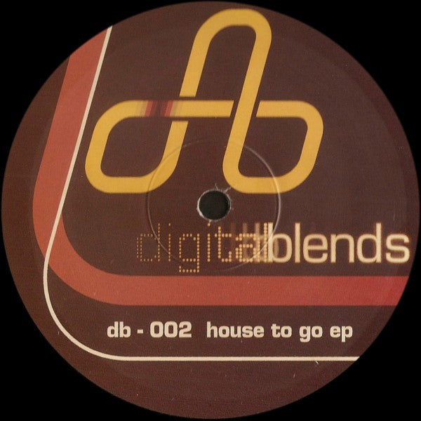 J. Moonchild - House To Go EP - VG+ 12" Single Record 2003 Digital Blends USA Vinyl - Deep House - Shuga Records