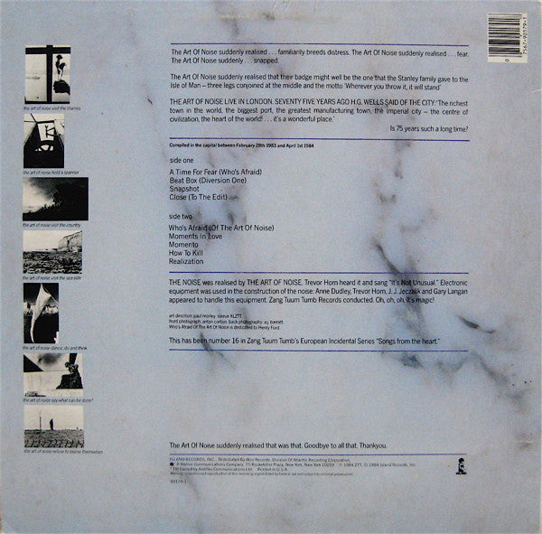 The Art Of Noise - (Who's Afraid Of?) The Art Of Noise - VG LP Record 1984 Island USA Vinyl - Synth-pop - Shuga Records