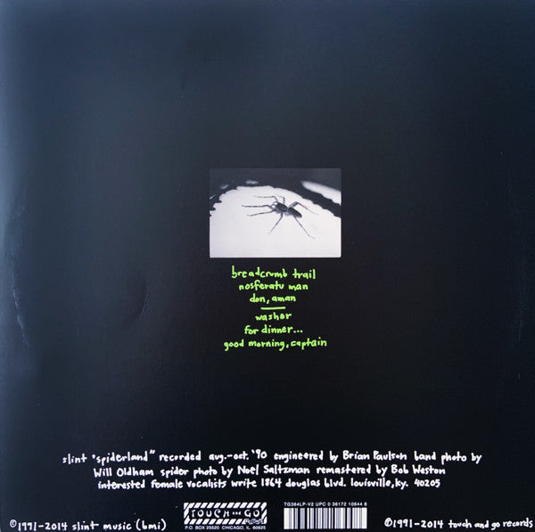 Slint - Spiderland (1991) - New LP Record 2022 Touch And Go 180 gram Vinyl, Booklet & Download - Alternative / Math Rock / Post-Rock - Shuga Records