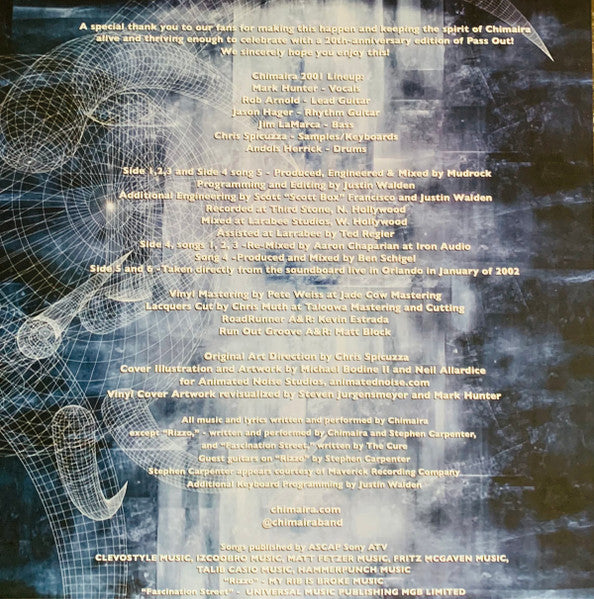 Chimaira - Pass Out Of Existence (2001) - Mint- 3 LP Record 2022 Roadrunner Multi-Colored Vinyl, Insert & Numbered 000022 / 1500 - Nu Metal / Industrial - Shuga Records