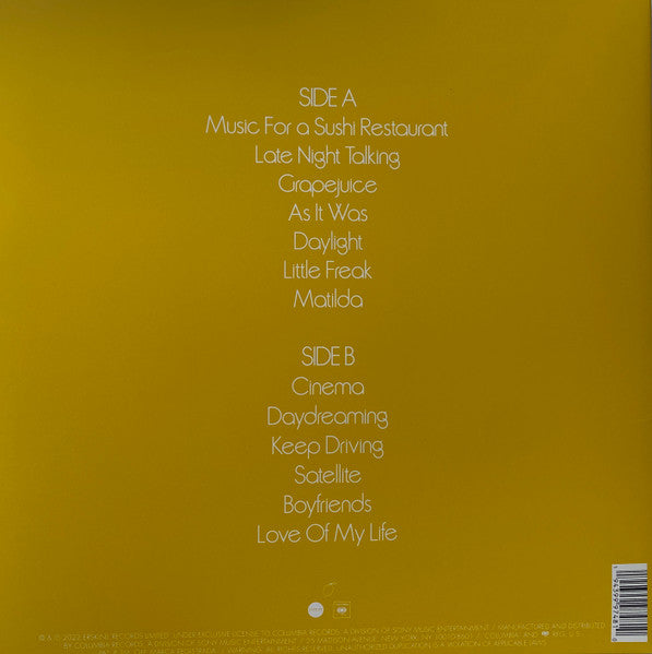 Harry Styles - Harry’s House - Mint- LP Record 2022 Columbia 180 gram Vinyl, Book & Postcard - Pop / Pop Rock - Shuga Records