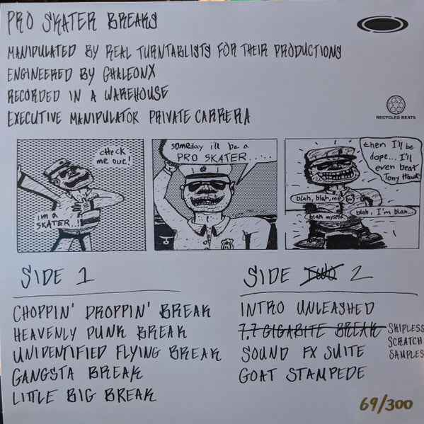 Unknown Artist - Pro Skater Breaks ....The Saga Begins - New LP Record 2022 Relentless Cuts Yellow Vinyl & Inserts - Hip Hop / Breaks / DJ Battle Tool - Shuga Records