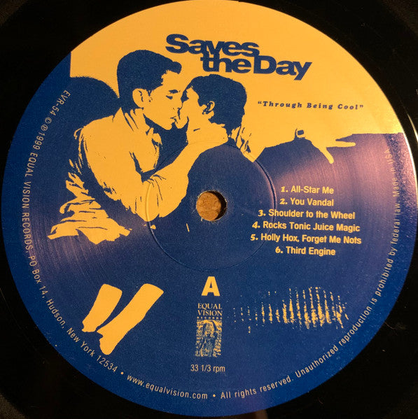 Saves The Day ‎– Through Being Cool - VG+ LP Record 1999 Equal Vision USA Vinyl & Insert - Emo / Pop Punk