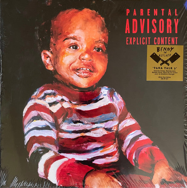 Benny The Butcher – Tana Talk 3 (2018) - Mint- LP Record 2022 Daupe! Unofficial Red Vinyl - Hardcore Hip-Hop - Shuga Records