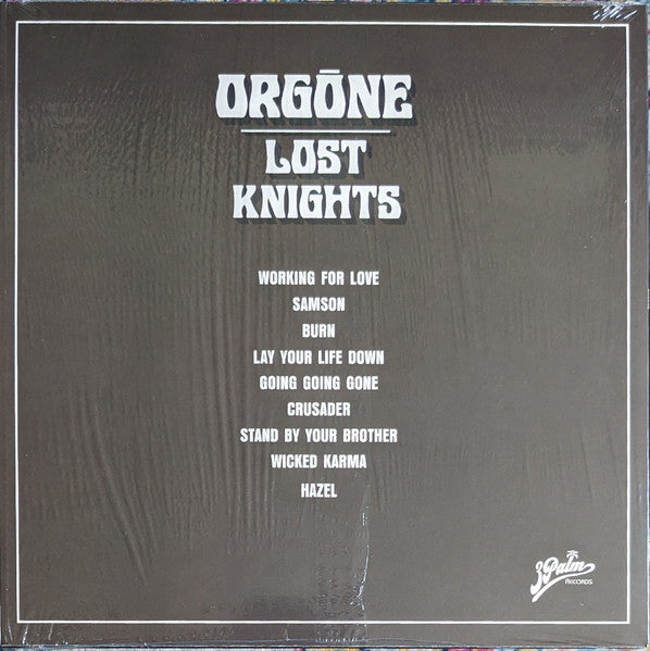 Orgone - Lost Knights - 3 Palm Colemine Exclusive USA White and Black Marbled Vinyl - Funk / Soul / Jazz-Rock - Shuga Records