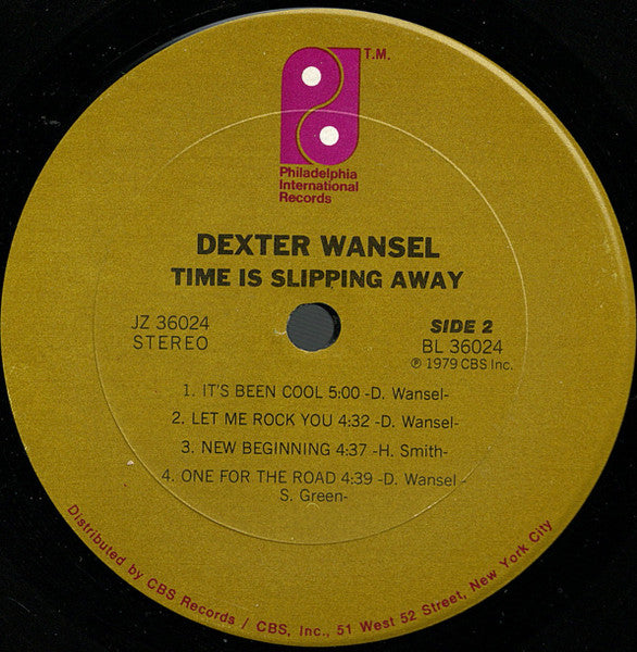 Dexter Wansel - Time Is Slipping Away - VG LP Record 1979 Philadelphia International USA Vinyl - Soul / Disco / Funk - Shuga Records