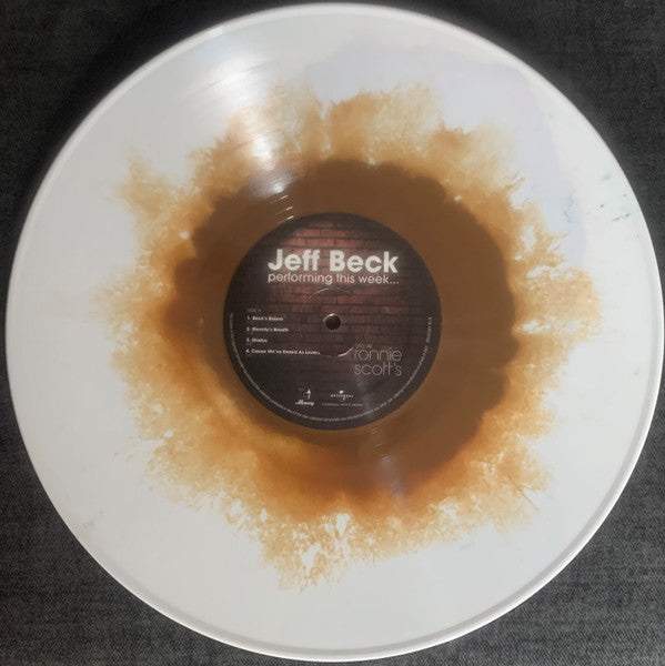 Jeff Beck - Performing This Week... Live At Ronnie Scott's - New 2 LP Record 2008 Mercury White Brown Haze Vinyl - Classic Rock / Blues Rock (Copy) - Shuga Records