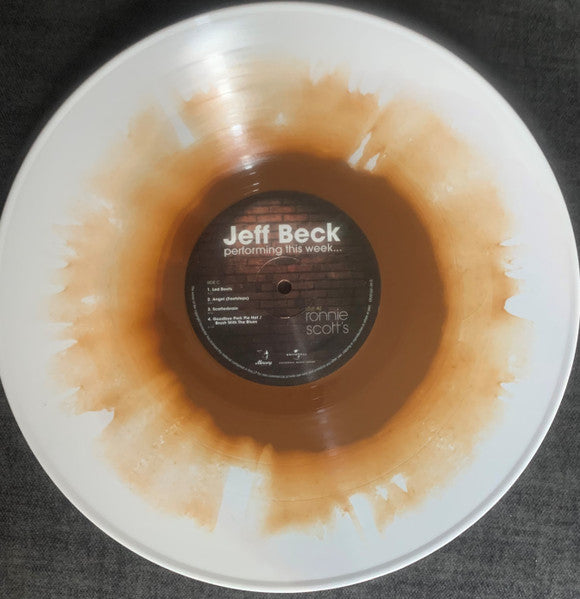 Jeff Beck - Performing This Week... Live At Ronnie Scott's - New 2 LP Record 2008 Mercury White Brown Haze Vinyl - Classic Rock / Blues Rock (Copy) - Shuga Records