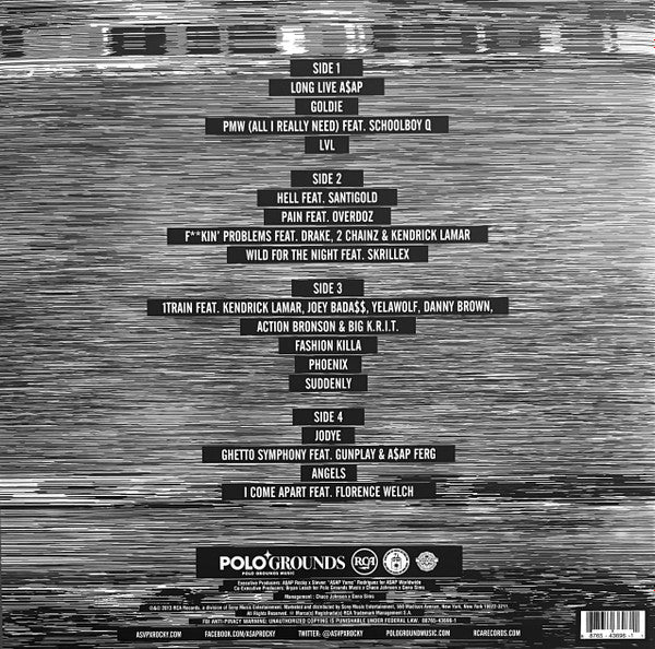 A$AP Rocky - Long.Live.A$AP (2013) - Mint- 2 LP Record 2022 RCA Polo Grounds Orange Translucent Vinyl - Hip Hop / Cloud Rap - Shuga Records