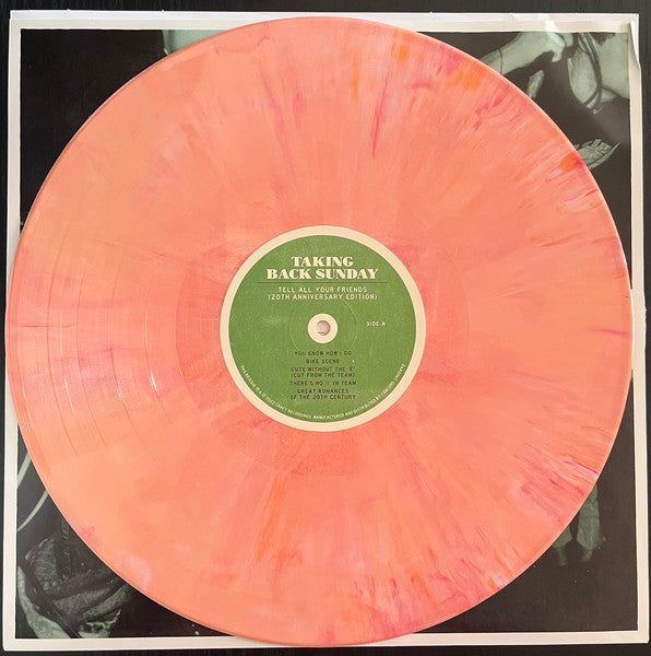 Taking Back Sunday - Tell All Your Friends (2002) - Mint- LP Record 2022 Craft Recordings Sangria Vinyl & 10" - Alternative Rock / Emo - Shuga Records