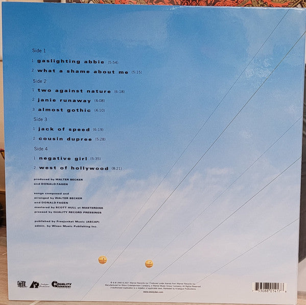 Steely Dan - Two Against Nature (2000) - New 2 LP Record 2022 Analogue Productions 180 gram Vinyl - Pop Rock / Jazz Fusion - Shuga Records