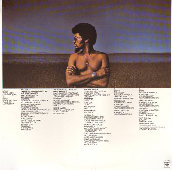 Herbie Hancock - Secrets (1976) - VG+ LP Record 1980s Columbia USA Vinyl - Jazz-Funk / Future Jazz / Jazzdance - Shuga Records