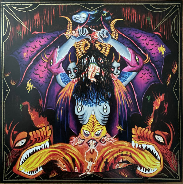 Devil Master - Satan Spits On Children Of Light (2019) - New LP Record 2022 Relapse USA Electric Blue With Rainbow Splatter Vinyl & Poster - Black Metal / Punk / Deathrock - Shuga Records