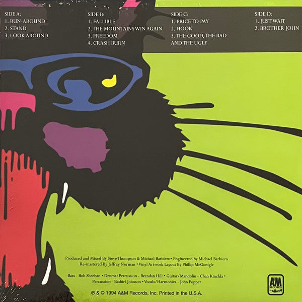 Blues Traveler - Four (1994) - Mint- 2 LP Record 2022 A&M Unofficial Neon Green Vinyl - Alternative Rock / Pop Rock - Shuga Records