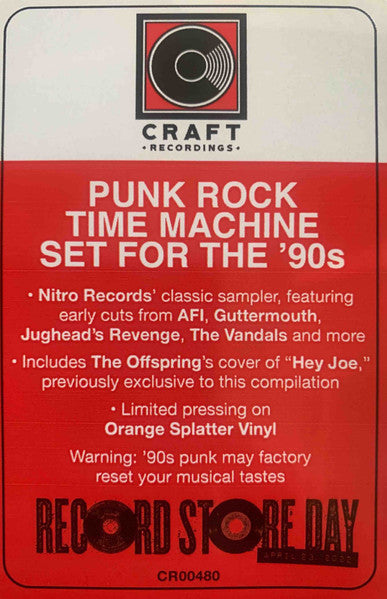 Various - Go Ahead Punk...Make My Day (1996) - New LP Record Store Day 2022 Craft RSD Orange Splatter Vinyl - Punk Rock / Hardcore / Pop Punk - Shuga Records