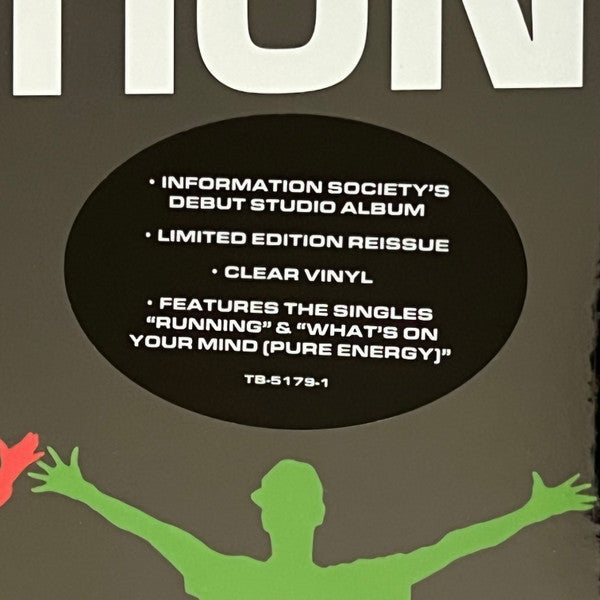 Information Society - Information Society (1988) - New LP Record 2022 Tommy Boy Clear Vinyl - Synth-pop / Electro - Shuga Records