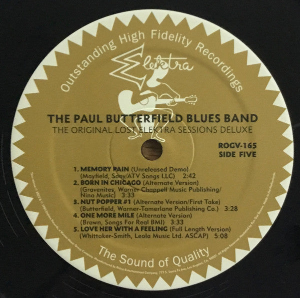 The Paul Butterfield Blues Band - The Original Lost Elektra Sessions Deluxe - Mint- 3 LP Record Store Day 2022 Elektra Run Out Groove RSD Vinyl - Blues / Rock - Shuga Records