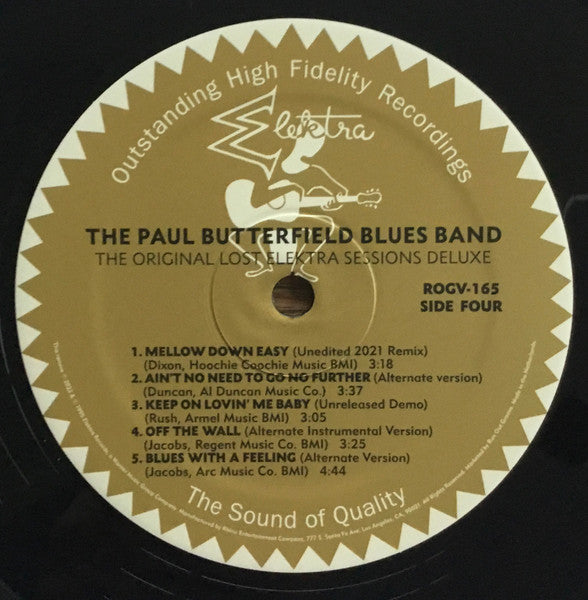 The Paul Butterfield Blues Band - The Original Lost Elektra Sessions Deluxe - Mint- 3 LP Record Store Day 2022 Elektra Run Out Groove RSD Vinyl - Blues / Rock - Shuga Records
