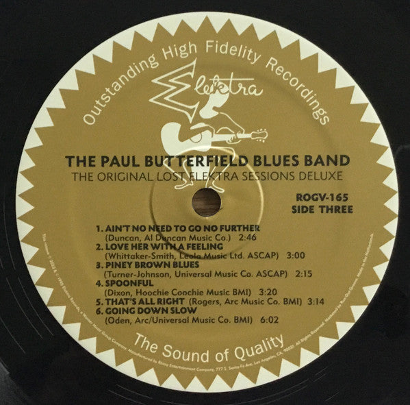 The Paul Butterfield Blues Band - The Original Lost Elektra Sessions Deluxe - Mint- 3 LP Record Store Day 2022 Elektra Run Out Groove RSD Vinyl - Blues / Rock - Shuga Records