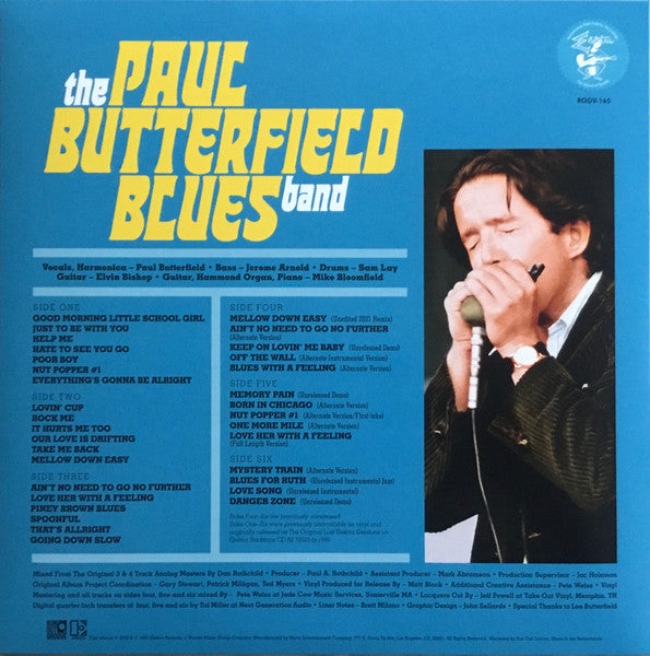 The Paul Butterfield Blues Band - The Original Lost Elektra Sessions Deluxe - Mint- 3 LP Record Store Day 2022 Elektra Run Out Groove RSD Vinyl - Blues / Rock - Shuga Records