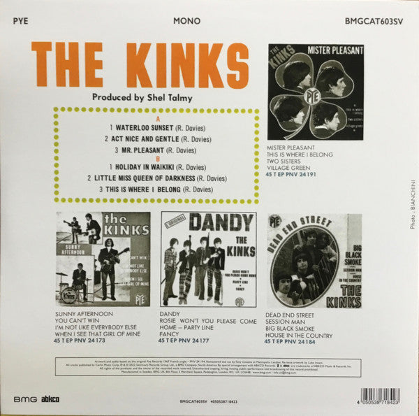 The Kinks - Waterloo Sunset (1967) - Mint- EP Record Store Day 2022 BMG ABKCO Pye RSD Yellow Vinyl - Rock & Roll - Shuga Records