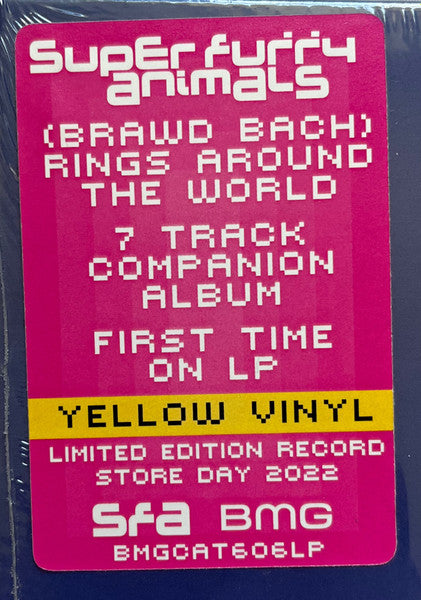 Super Furry Animals - (Brawd Bach) Rings Around The World (2001) - New LP Record Store Day 2022 BMG RSD Yellow Vinyl - Indie Rock / Rock - Shuga Records