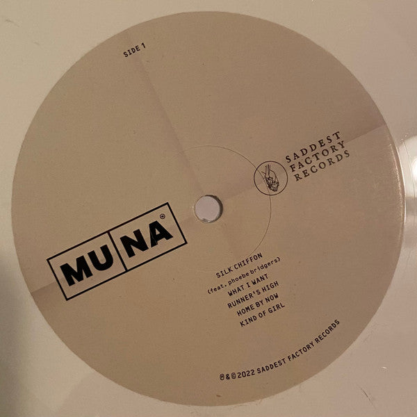 Muna - MUNA - New LP Saddest Factory 2022 Saddest Factory White Vinyl - Indie Pop / Dance-pop - Shuga Records