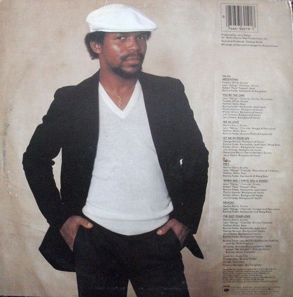 Ronnie Foster - Delight - VG+ LP Record 1979 Columbia USA Original Vinyl - Jazz / Soul-Jazz / Jazz-Funk - Shuga Records