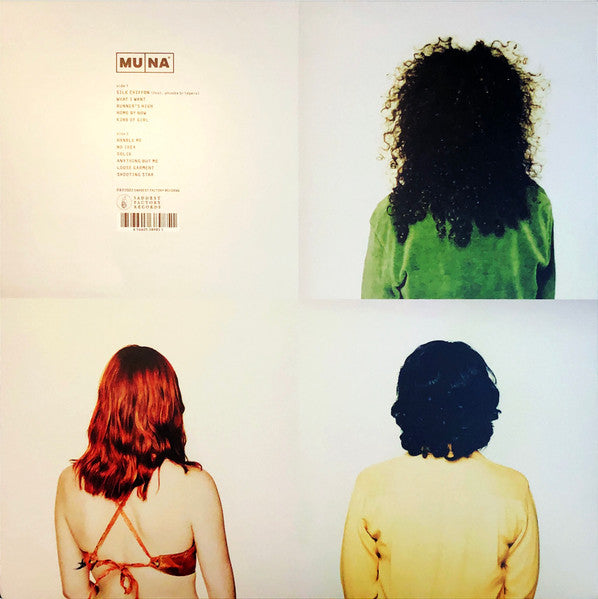 Muna – MUNA - Mint- LP Saddest Factory 2022 Saddest Factory Vinyl - Indie Pop / Dance-pop - Shuga Records