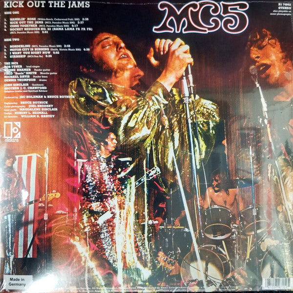 MC5 - Kick Out The Jams (1969) - New LP Record 2022 Elektra 180 gram Vinyl - Hard Rock / Psychedelic Rock - Shuga Records