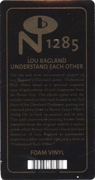 Lou Ragland - Understand Each Other (1978) - New LP Record 2022