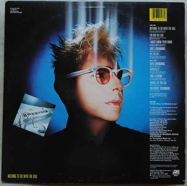 Krisma - Fido - Mint- LP Record 1983 Atlantic USA Promo Vinyl - Synth-pop / Electro - Shuga Records