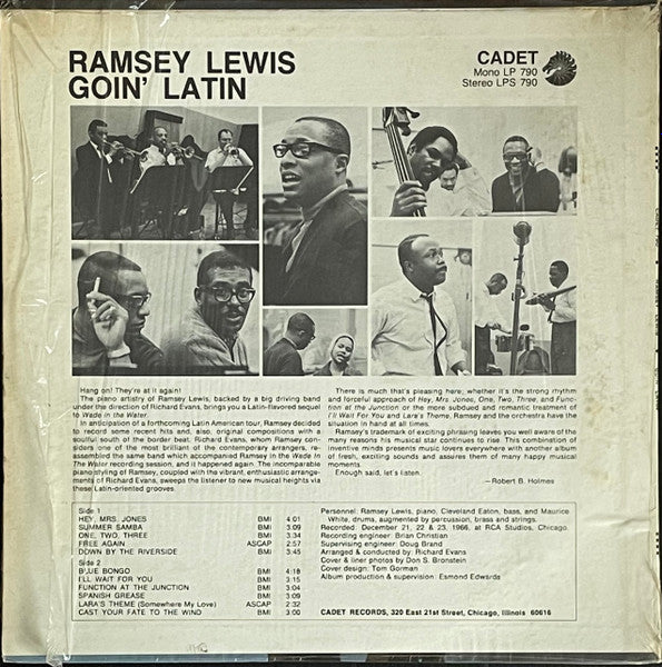 Ramsey Lewis - Going Latin - VG+ LP Record 1967 Cadet USA Vinyl - Jazz / Latin Jazz