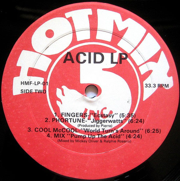 Various - Acid LP - VG- (lower grade) LP Record 1988 Hot Mix 5 USA Vinyl - Chicago House / Acid House - Shuga Records