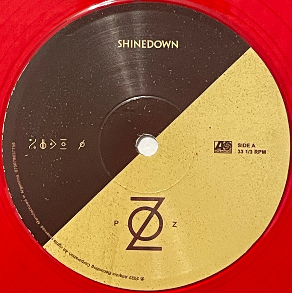 Shinedown - Planet Zero - Mint- 2 LP Record 2022 Atlantic Walmart Exclusive Lunar Red Vinyl - Alternative Rock / Pop Rock - Shuga Records