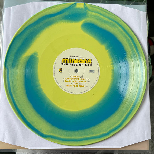 Various - Minions: The Rise Of Gru - Mint- 2 LP Record 2022 Decca Barnes & Noble Exclusive Yellow and Blue Swirl Vinyl - Soundtrack - Shuga Records
