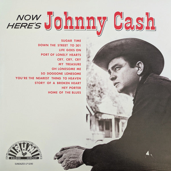 Johnny Cash - Now Here's Johnny Cash (1961) - Mint- LP Record 2016 Sundazed Sun USA Mono Black Vinyl - Country - Shuga Records