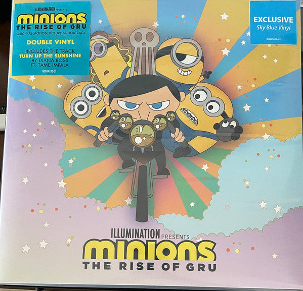 Various - Minions: The Rise Of Gru - New 2 LP Record 2022 Decca Sky Blue Vinyl - Soundtrack - Shuga Records