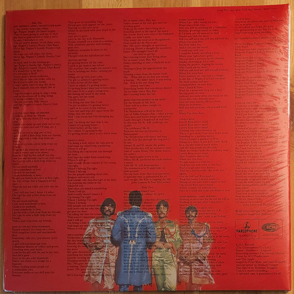 The Beatles - Sgt. Pepper's Lonely Hearts Club Band (1967) - Mint- LP Record 2017 Parlophone Apple 180 gram Vinyl & Inserts - Rock & Roll / Psychedelic Rock - Shuga Records