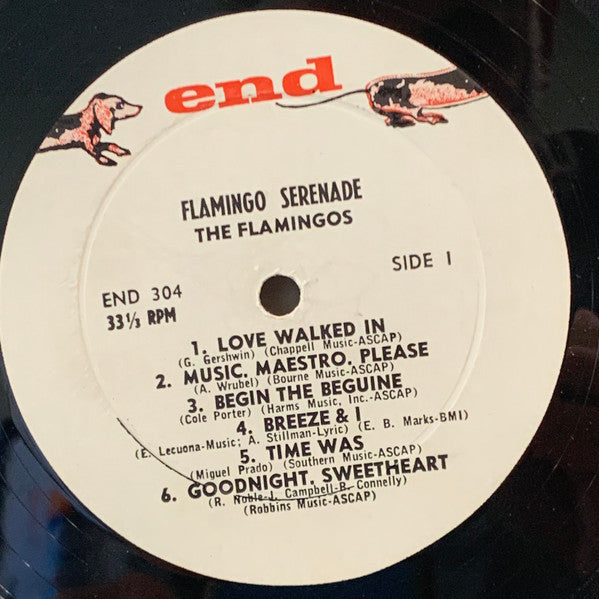 The Flamingos - Flamingo Serenade - VG LP Record 1959 End USA Mono Original Vinyl - Doo Wop / Soul - Shuga Records