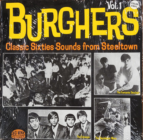 Various - Burghers Vol. 1 - Mint- LP Record 1997 Big Wink USA Coke Bottle Green Vinyl - Garage Rock / Psychedelic Rock