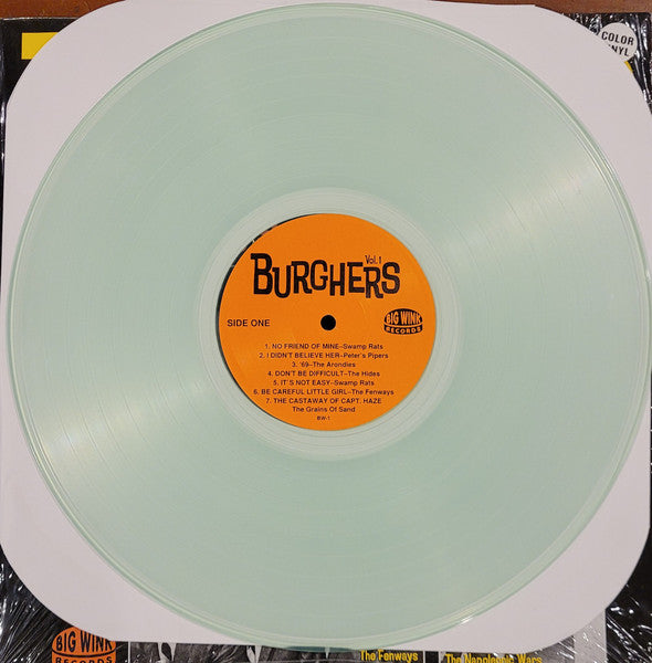 Various - Burghers Vol. 1 - Mint- LP Record 1997 Big Wink USA Coke Bottle Green Vinyl - Garage Rock / Psychedelic Rock