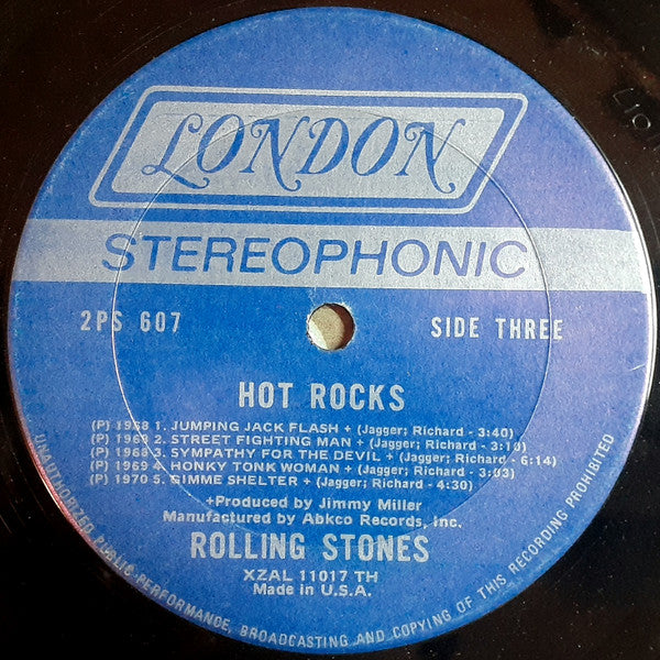 The Rolling Stones - Hot Rocks 1964-1971 - Mint- 2 LP Record 1971 London USA Vinyl - Classic Rock / Blues Rock - Shuga Records