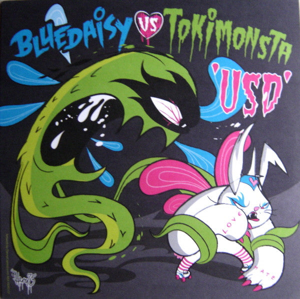 Blue Daisy vs TOKiMONSTA - USD / Free Dem - New 10" Single Record 2010 Team Acre UK Vinyl - Hip Hop / Experimental / Beats - Shuga Records