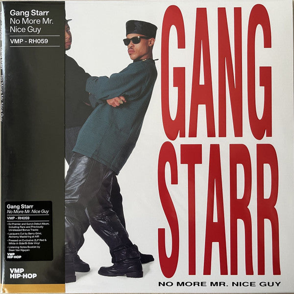 Gang Starr - No More Mr. Nice Guy (1989) - New 2 LP Record 2022 Wild Pitch Vinyl Me Please Club Red & White Vinyl - Hip Hop - Shuga Records